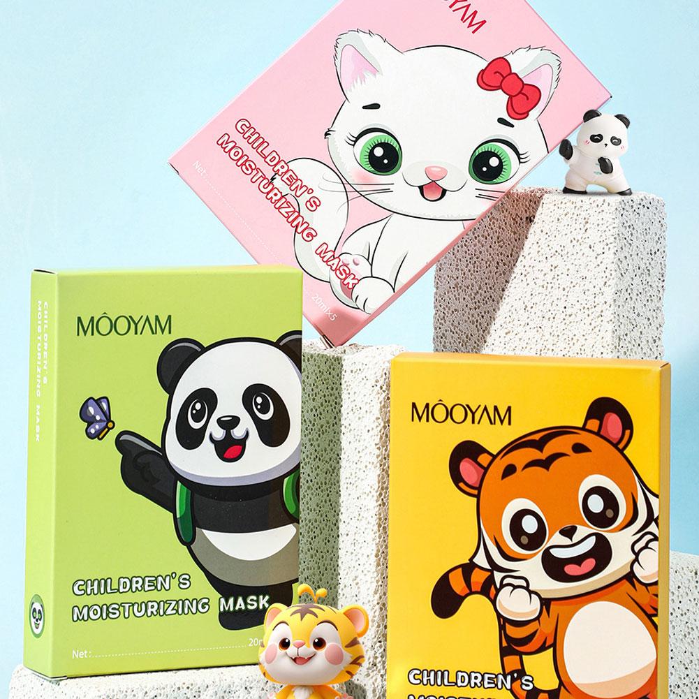 5pcs Kids Cute Animal Cartoon  - Skincare Animate 评论和价格