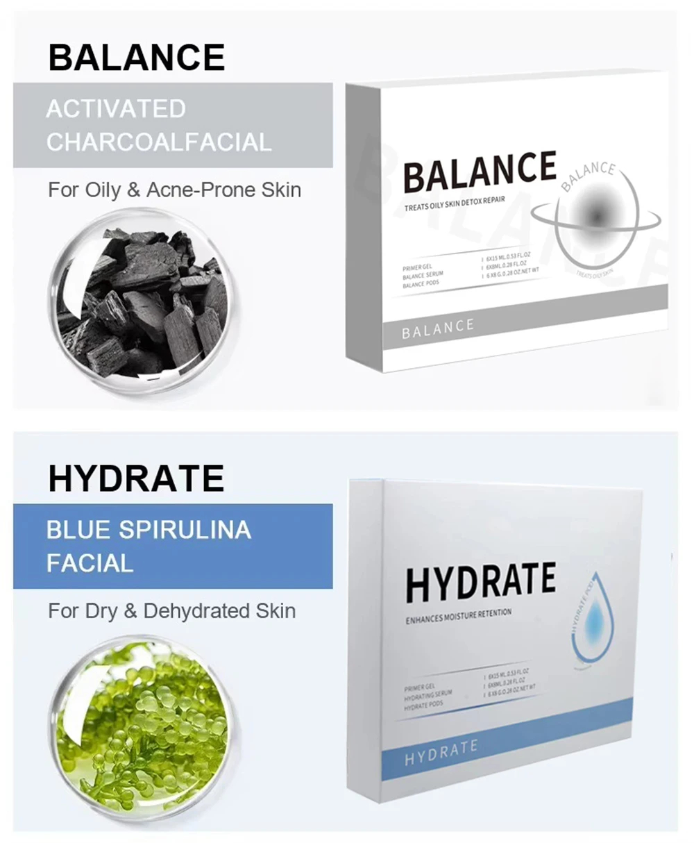 7 Types Facial CO2 Oxygen Bubb - Aha Bha Exfoliant 评论和价格
