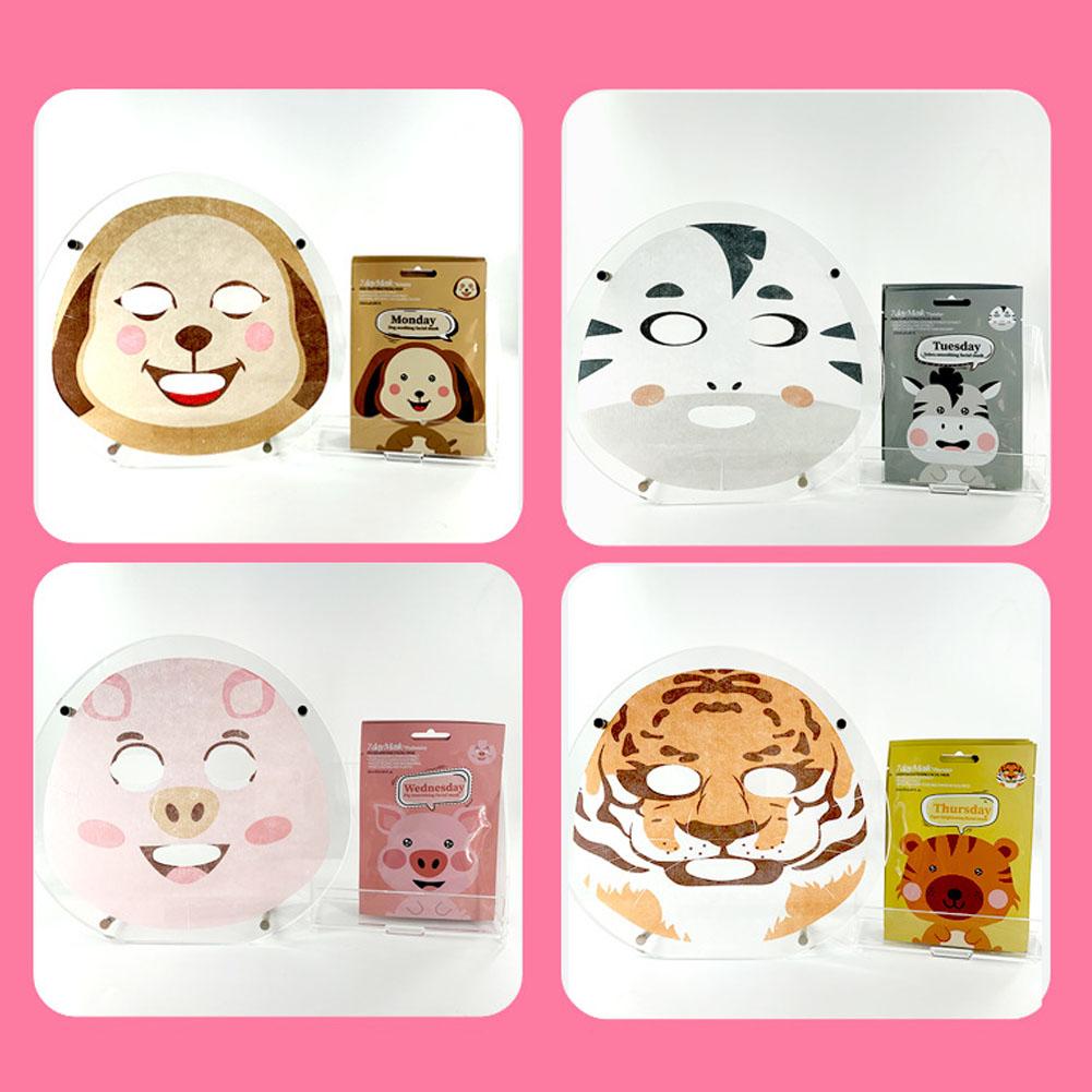 10PCSCute Cartoon Facial Mask  - Skincare Animate 评论和价格