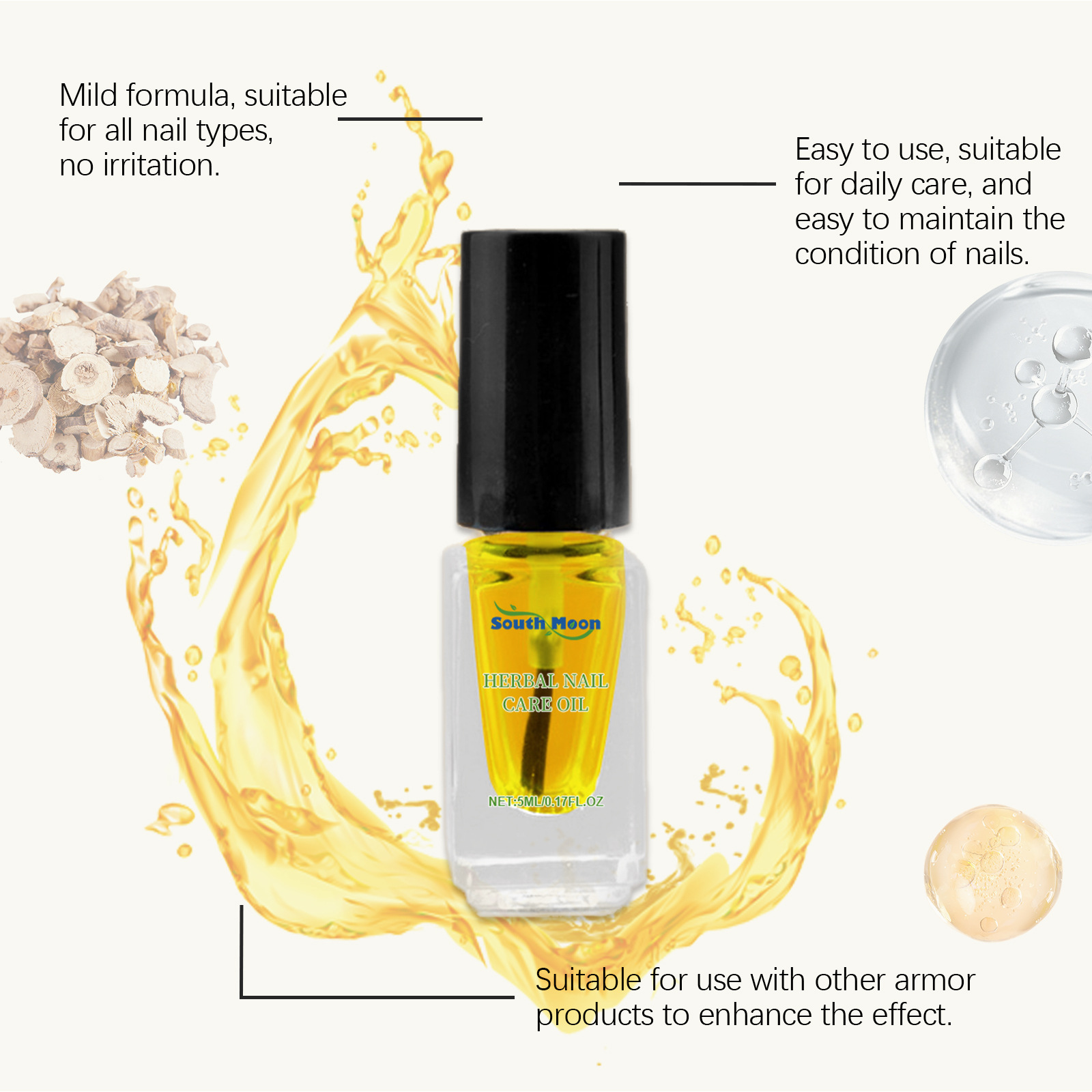 South Moon Herbal Nail Oil Sof - Skincare Herbal 评论和价格