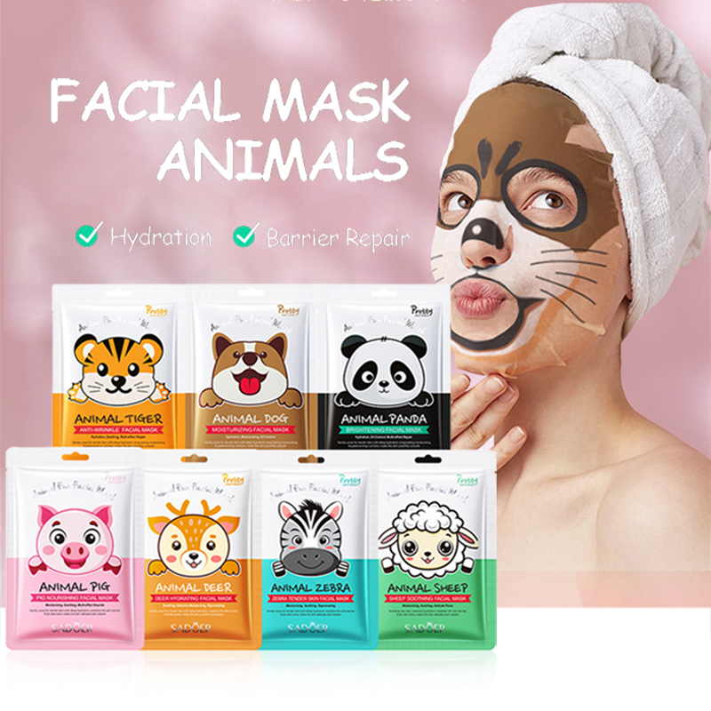 5pcs SADOER Animal Pattern Mas - Skincare Animate 评论和价格