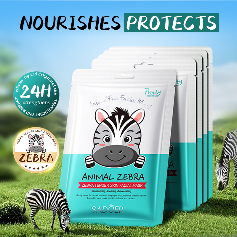 5pcs SADOER Animal Pattern Mas - Skincare Animate 评论和价格
