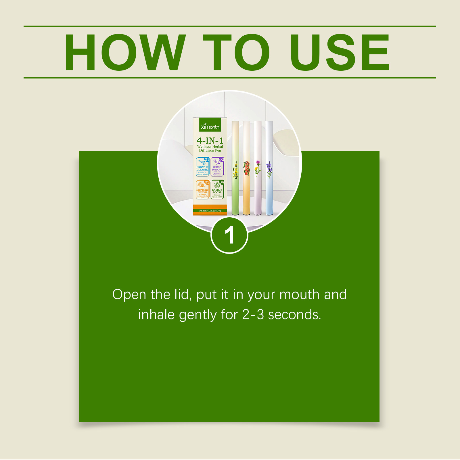 4 In 1 Air Freshening Pen Herb - Skincare Herbal 评论和价格