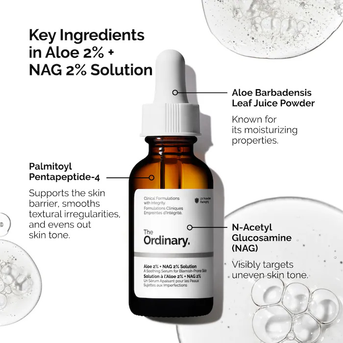 Aloe 2% + NAG 2% Solution Seru - Aha Bha Exfoliant 评论和价格