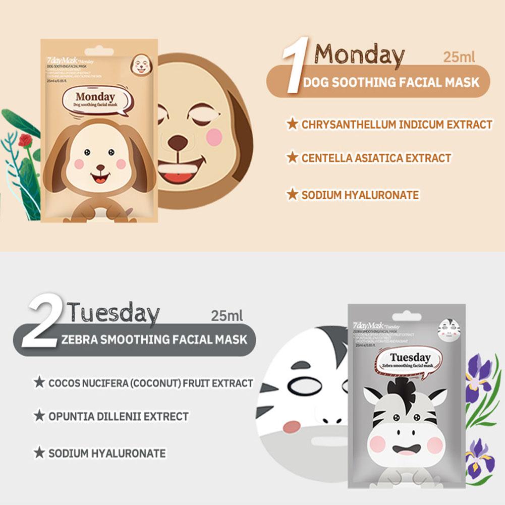 1/7pcs Facial Mask Deep Hydrat - Skincare Animate 评论和价格