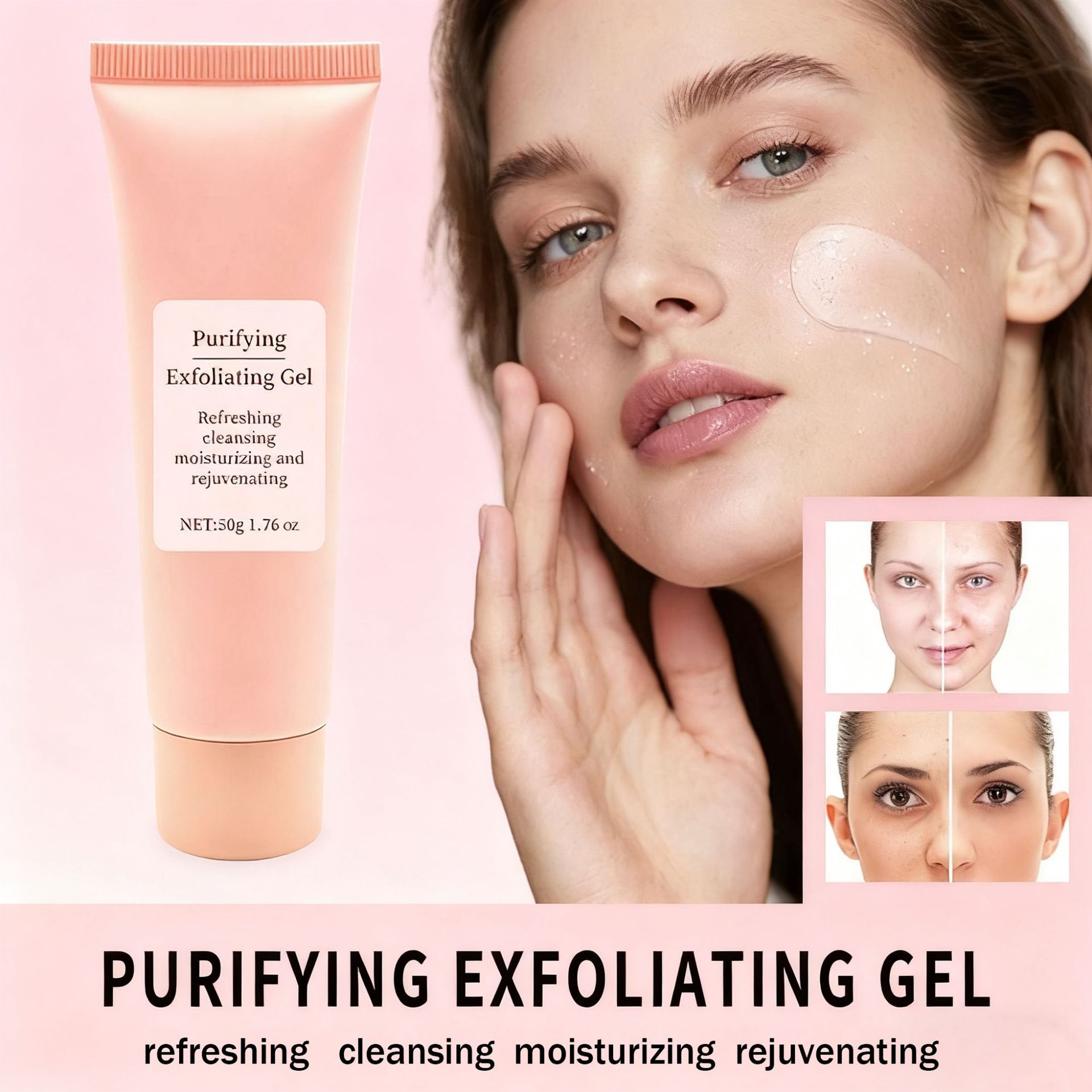 50g Face Exfoliating Gel Deep  - Aha Bha Exfoliant 评论和价格