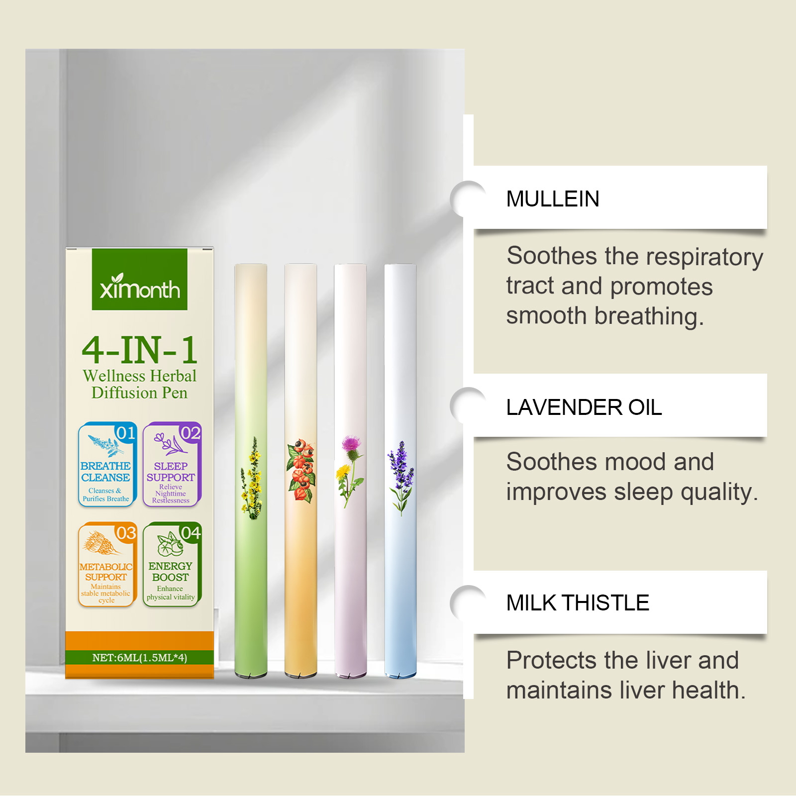 4-In-1 Herbal Essence Diffuser - Skincare Herbal 评论和价格