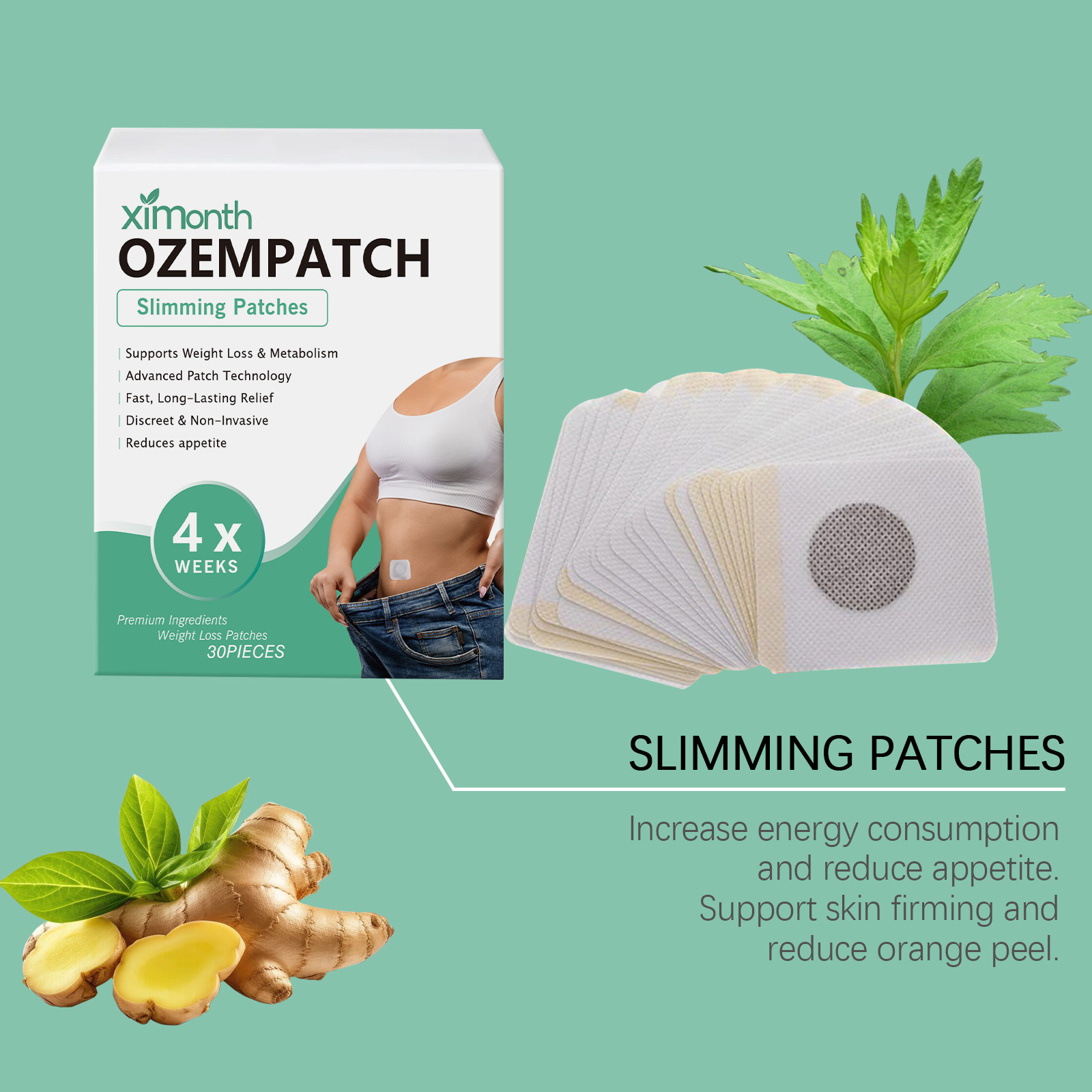 Ximonth Body Shaping Patches I - Skincare Herbal 评论和价格